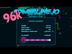 Powerline.io Coolmath WORLD RECORD | 96k
