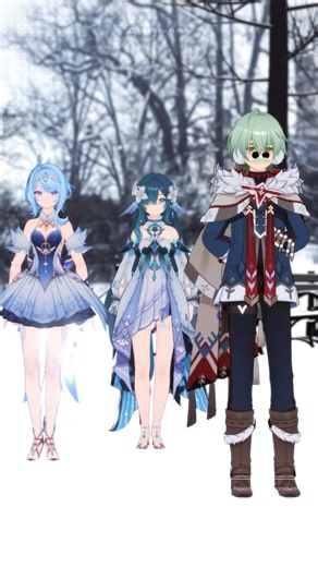 ✦ ソーラン節自由形 アリョーシャ/オデット/ヴォジャニーツァ【原神MMD】ロコット