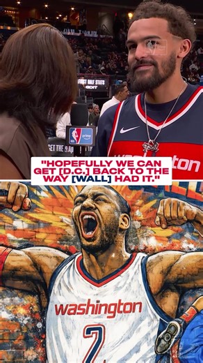 Trae Young Celebrates John Wall Night in DC