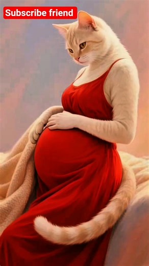 female pregnant cat 🤰🤰🙆#ai #animation #cat # #care #shorts #shortsfeed #shortvideo #youtubeshorts