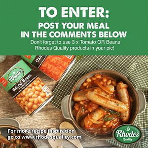 4.4K views · 185 reactions | LAST CHANCE TO WIN 1 OF 10 FAMILY HOLIDAYS, OR 1 OF 10 LE CREUSET HAMPERS! To enter simply Buy any 3 Rhodes Quality Tomato or Beans products, make a meal & post a picture of the meal with the 3 Rhodes Quality products that you used to the comments below! #RootedInGoodness T’s & C’s apply https://rhodesquality.com/terms-conditions/ | Rhodes Quality | Facebook