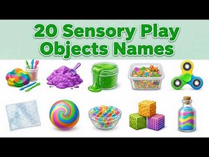 20 Sensory Play Objects for Kids | Fun Learning Toys for Children. 🎨