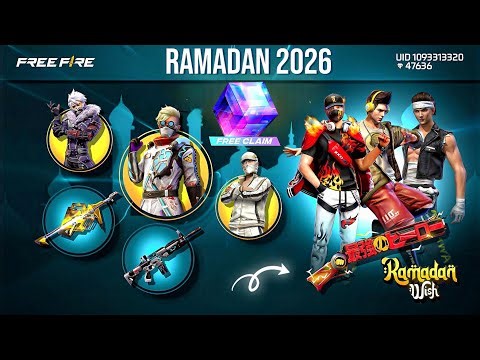 Ramadan Special Event Free Fire 2026, Golden Shade Bundle Return | Free Fire New Event |Ff New Event