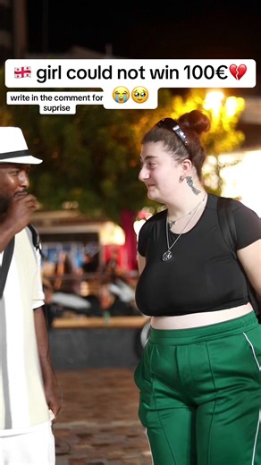 🇬🇪 😭 goergian girl could not win 100€ 💵💔😭 #fyp #goergia #🇬🇪 #country #streetchallenge #interview #greek #africa #usa #america #viral #trending #foryoupage
