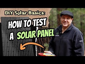 How to Test a Solar Panel with a Multimeter (Step-by-Step Guide) | DIY Solar Basics