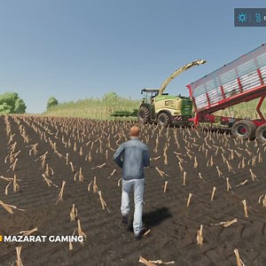 Corn silage harvest 🚜🌽 #FarmingSimulator22 #Krone #Tractor #Corn #Silage #CornSilage #Harvest #Harvester #Machine | Mazarat Gaming