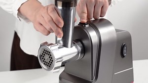 Fatabeta Meat Grinder - 3000W Max Electric Meat Mincer with Sausage Filler, Kubbe Kit, 3 Grinding Plates & Slicer/Shredder Attachments - for Home Kitchen