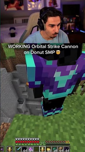 FIRST working Orbital Strike Cannon on Donut SMP...