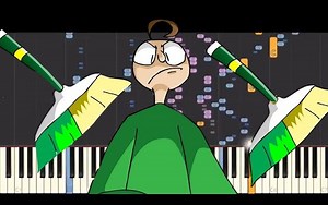 【Baldi's Basics】Sweeping Time Remix钢琴Cover