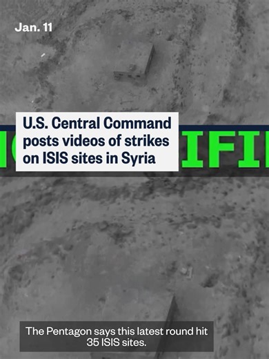 In the latest round of U.S. strikes against ISIS in Syria, the Pentagon said more than 35 targets were hit in the operation.