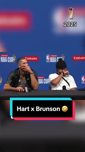Jalen Brunson and Josh Hart Knicks Moment 2025 — Funny Basketball Clip