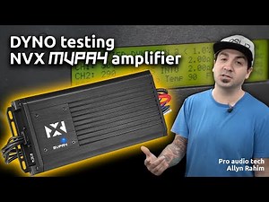 How Will it Perform on the Amp Dyno? Testing the NVX MVPA4 | Their new 4-channel marine amplifier