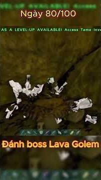 Defeating the lava golem boss in the cave #games #ark #arksurvivalevenvolved