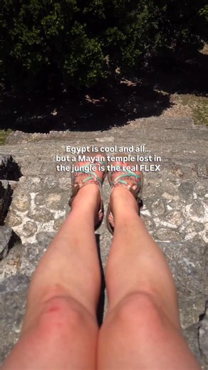 Hidden jungle ruins in Mexico. Here’s what you need to know 👇 📍Zona Arqueológica Dzibanché, Quintana Roo Mexico This site is huge and almost empty which makes it one of the best Mayan ruins to visit near Bacalar. It’s much less crowded than sites like Tulum or Chichen Itza . You can climb a few of the structures and the views from the top show nothing but jungle in every direction. 💰 Entrance Fee: Approx. $5 (MXN $80) – always check the current rate 🕒 It takes about 2 hours to explore the ma