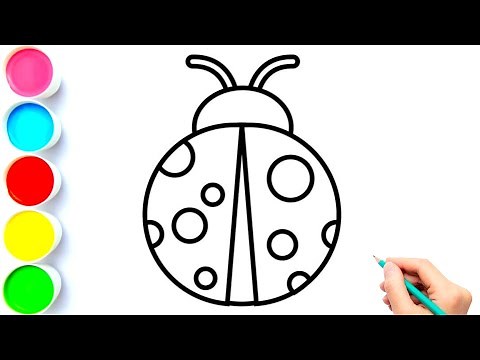 How to Draw a Ladybug | Ladybug Drawing Ladybug | Draw Smart
