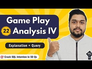 Game Play Analysis IV | Leetcode 550 | Crack SQL Interviews in 50 Qs #mysql #leetcode