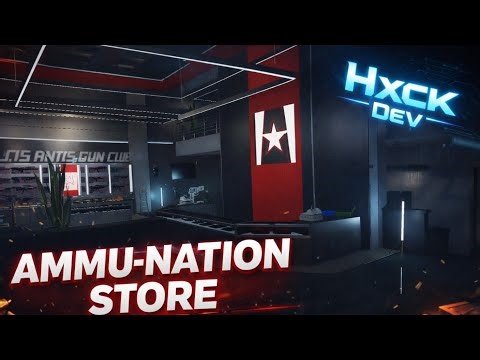 🔥 Ammunation Store MLO for FiveM || Custom Interior + Gun Shop | HxckDev | Custom MLO MAPS