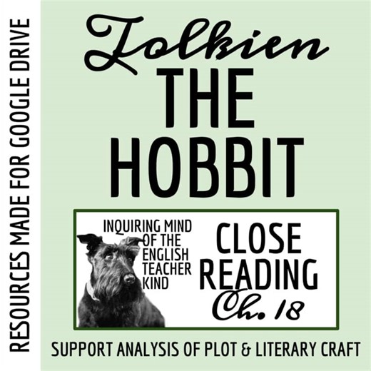 The Hobbit Chapter 18 Literary Craft Analysis Worksheet | Close Reading | Google