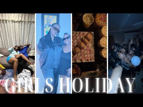 GIRLS WEEKEND/MOVIE NIGHT/FUN GAMES/LOTS OF DANCING/7 COLOURS