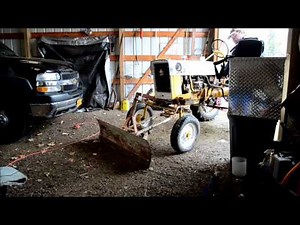 1967 International Cub Grader Blade Install