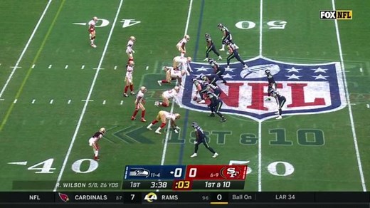 Russell Wilson locates Chris Carson for 29-yard catch and run