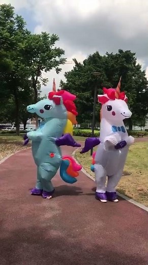 Unicorn inflatable costume
