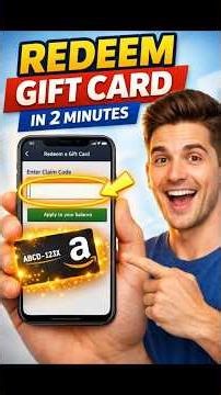 Learn how to Redeem Amazon Gift Cards with Claim Codes in less than 2 Minutes!