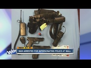 Man arrested at Outlet Mall for impersonating police