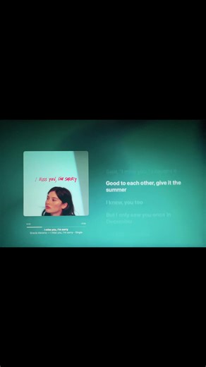 Emotional Lyrics Analysis of 'I Miss You, I'm Sorry'