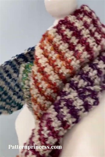 Frost Blossom Pom Scarf Short Video 19 8 sec