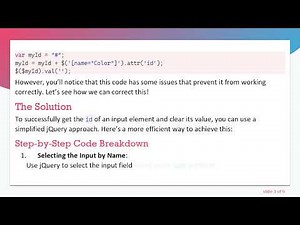 How to Get the id of an Input Using Its Name in jQuery
