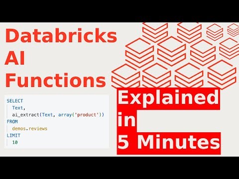 Databricks AI Functions, Explained in Five Minutes