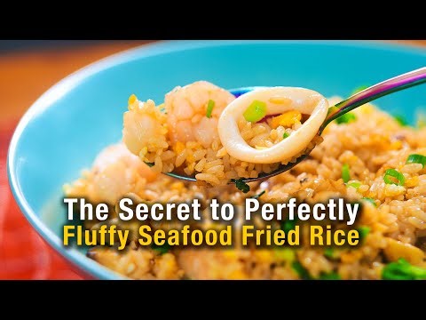 The Secret to Perfectly Fluffy Seafood Fried Rice