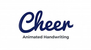 Videohive Cheer Animated Handwriting Typeface For After Effects - INTRO HD