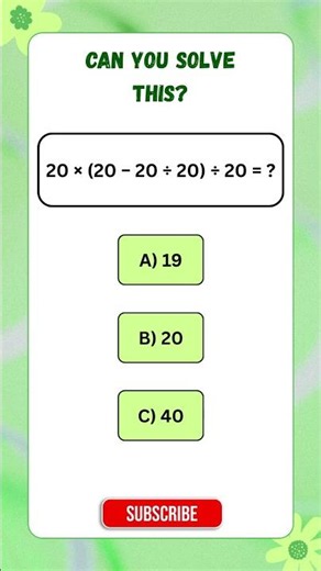 Can You Solve This BODMAS Question? | 99% Get It Wrong! #shorts #shorts #mathquiz #bodmas #math