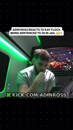 Next Day Clip on Instagram: "ADIN ROSS REACTS TO KAY FLOCK BEING SENTENCED TO 30 IN JAIL 😳👀"