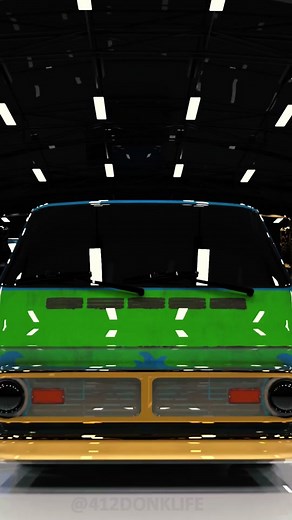 Scooby-Doo Mystery Machine 360 Spotlight on Polished Copper Dayton Wire Wheels