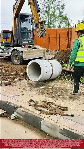 Pipe Jacking Sequence: Setting the Pilot PE Tube, Then the Concrete Pipe