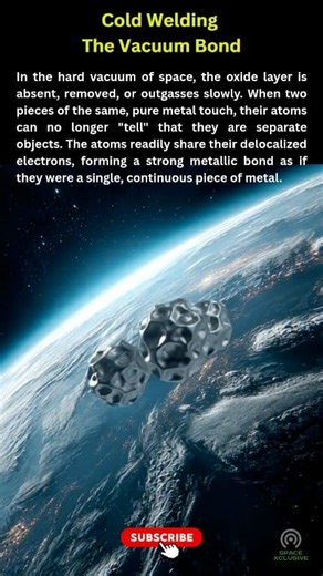 What is Cold Welding Process in Space ? Did You Know Metals Can Glue Themselves Together? #spaceexploration #spacefacts #coldwelding @highlight | Enknowledgepedia