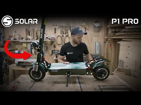 Solar Scooters: P1 Pro Unboxing (50mph e-scooter!!!)