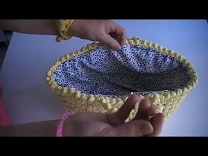 ¡¡ Como forrar capazo de trapillo paso a paso !! / To line a basket of Trapillo step by step .