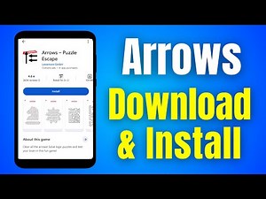How to Download Arrows Game on Android Mobile | Arrows Puzzle Escape Install in Google Play Store