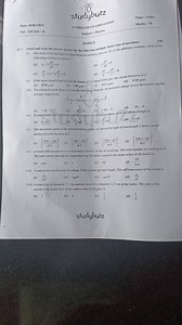 A narrow air-cored toroid of volume V has n turns per unit leng... | Filo