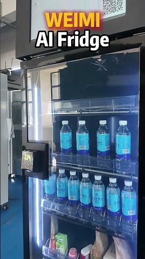 WEIMI AI vending FRIDGE, camera solution smart fridge vending machine