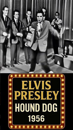 Elvis Presley – Hound Dog (Live on The Ed Sullivan Show • 1956) 🐶🔥 #ElvisPresley #shorts #music
