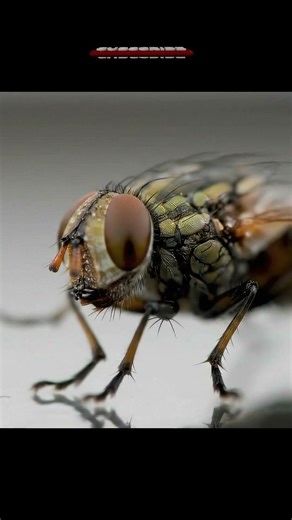 You Won’t Believe How This Fly Cleans Itself 🪰 | Microscopic ASMR Magic!” #asmr #satisfying #relaxin