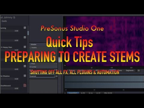 Preparing To Create Stems in Studio One - Home Studio Trainer Show