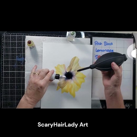 256 Alcohol Ink Flower Painting #alcoholink #alcoholinkflowers #alcoholinkart #tutorial #art