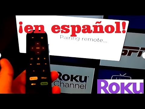 Cómo Sincronizar un Control Remoto ROKU con un Dispositivo de TV (Emparejar PAR Conectar en Español)