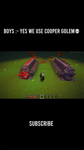 Best Way To Use Copper Golem💀💀 #minecraftshorts #minecraft